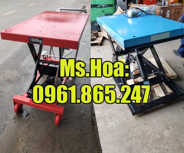 Bàn nâng thủy lực 1000kg