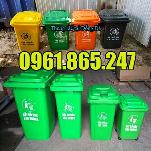 Thùng rác tại Đống Đa