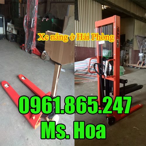 Xe nâng tay ở Hải Phòng