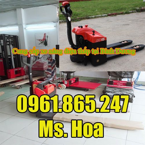 Xe nâng điện thấp tại Bình Dương