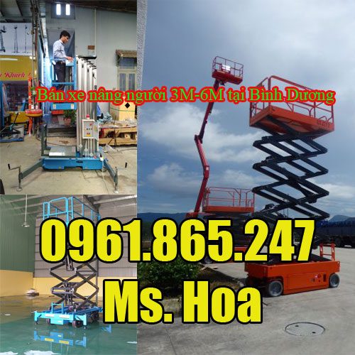 Xe nâng người tại Bình Dương