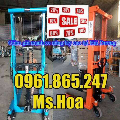 Xe nâng tay cao tại Hải Dương