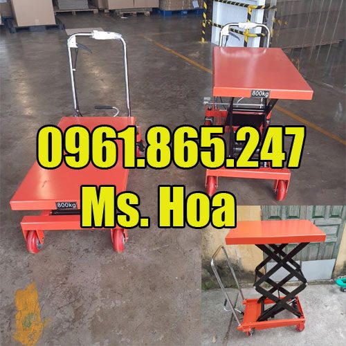 Bàn nâng hạ bằng tay