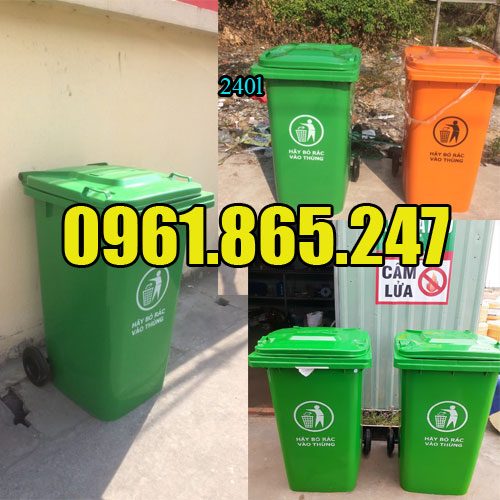 Thùng rác size lớn 240l