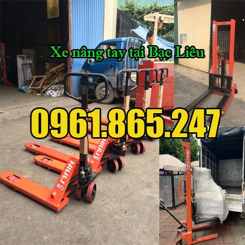 Xe nâng tay tại Bạc Liêu