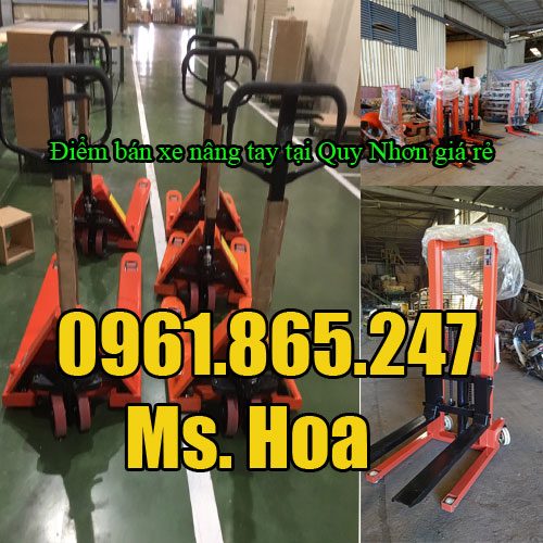 Xe nâng tay tại Quy Nhơn