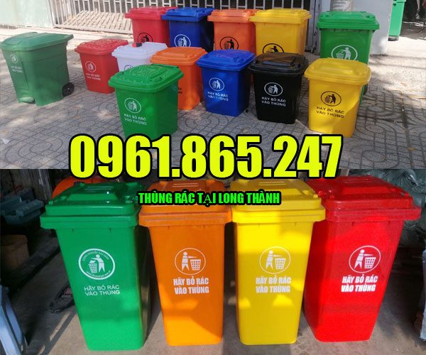 Thùng rác tại Long Thành