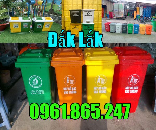 Thùng rác tại Đắk Lắk