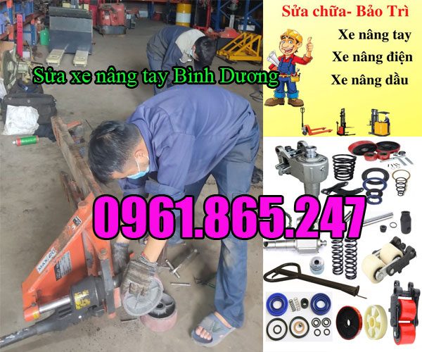 Sửa xe nâng tay tại Bình Dương