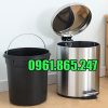 Thùng rác inox đạp chân 30 lít